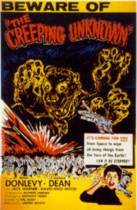 Stampa su tela The Creeping Unknown Movie Poster