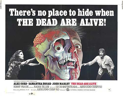 The Dead Are Alive Movie Poster canvas print