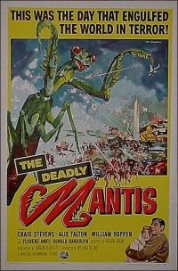 The Deadly Mantis Movie Poster canvas print