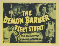 Affiche du film Le démon barbier de Fleet Street