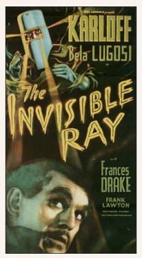 Invisible Ray 영화 포스터 캔버스 프린트