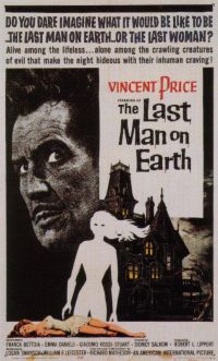 The Last Man On Earth 영화 포스터 캔버스 프린트