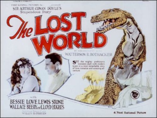 The Lost World 1925 Movie Poster canvas print