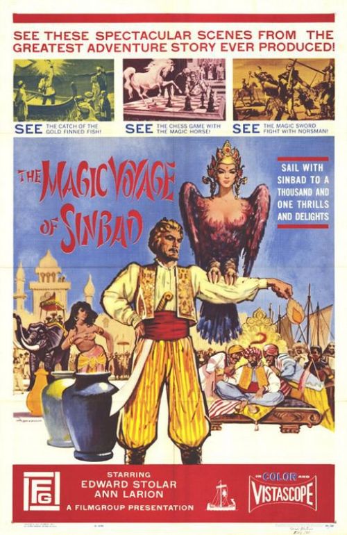 The Magic Voyage Of Sinbad Movie Poster canvas print