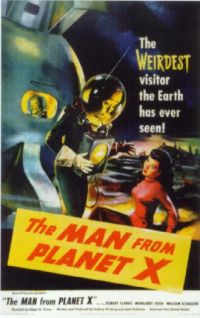 The Man From Planet X 영화 포스터 캔버스 프린트