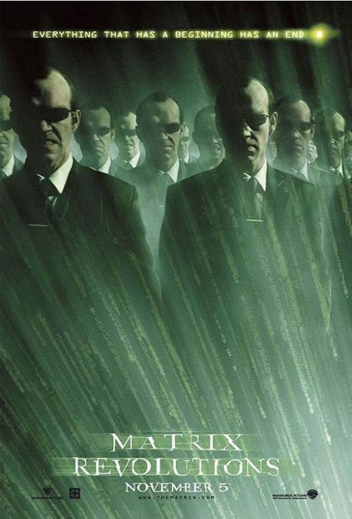The Matrix Revolutions  4  Movie Poster canvas print