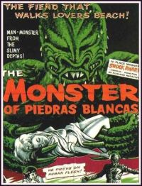 Stampa su tela The Monster Of Piedras Blancas Movie Poster