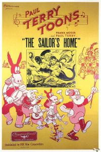 Stampa su tela del poster del film The Sailors Home 1931