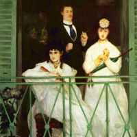The Balcony By Manet