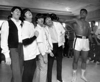 The Beatles And Muhammad Ali 1964 canvas print