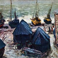 De boten door Monet