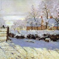 The Magpie By Monet