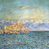 The Old Fort In Antibes By Monet