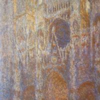 La fachada oeste de la catedral de Rouen de Monet