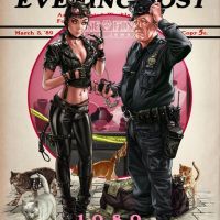 The Saturday Evening Post - Catwoman