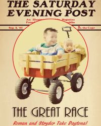 The Saturday Evening Post - طباعة قماشية The Great Race