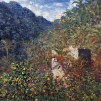 The Valley Sasso Bordighera By Monet