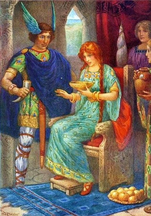 Theaker Harry George Skyrnir And Gerda From Frey And Gerda Ca. 1916 canvas print