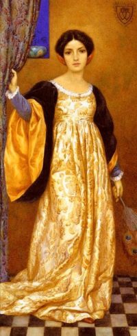 Theaker Harry George Standing Woman canvas print