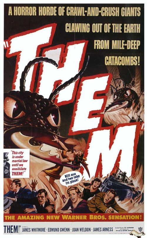 Them 1954 Movie Poster canvas print