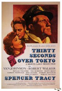 Thirty Seconds Over Tokyo 1944 Movie Poster canvas print