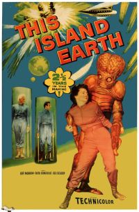 This Island Earth 1954 영화 포스터 캔버스 프린트