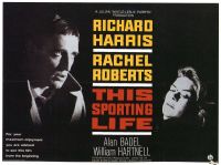 Este póster de la película Sporting Life 1963 impreso en lienzo