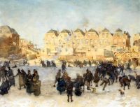 Tholen Willem Bastiaan Winterfun On A Sunny Day The Hague Before 1920