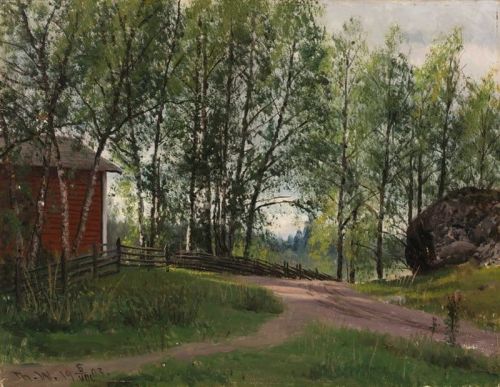 Thorsten Waenerberg Landscape From Espoo 1903 canvas print