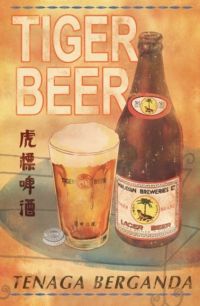 Tiger Beer canvas print