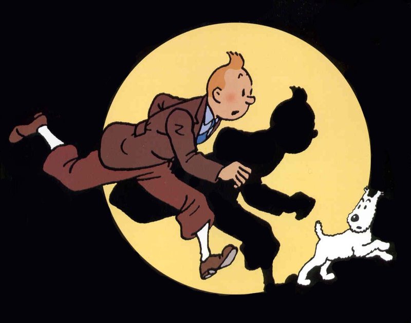 Tintin canvas print