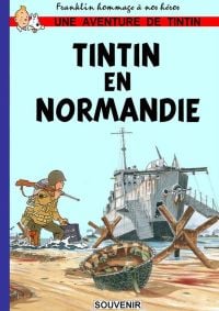 Tintin En Normandie canvas print