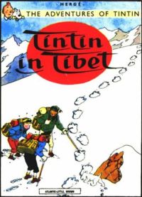 Tintin In Tibet canvas print