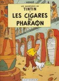 Tintin Les Cigares Du Pharaon canvas print