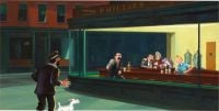 Tintin Nighthawks With Captain Haddock And Thomson And Thompson canvas print