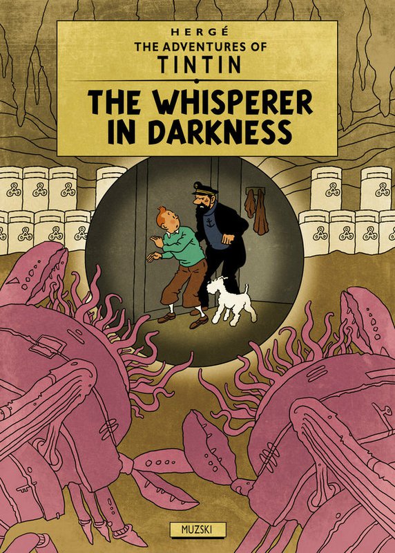 Tintin The Whisperer In Darkness canvas print