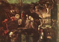 Tintoretto Adoration Of The Magi canvas print