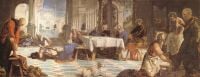 Tintoretto Christus wäscht seinen Jüngern die Füße