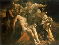 Tintoretto Abstieg vom Kreuz Leinwanddruck