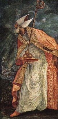Tintoretto St Nicholas Leinwanddruck