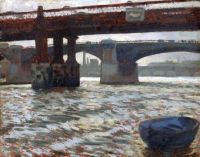 Tissot James Blackfriars Bridge London Ca. 1878 canvas print