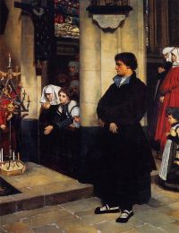 Tissot James During The Service canvas print
