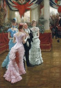 Tissot James Les Demoiselles De Province Ca. 1885 canvas print