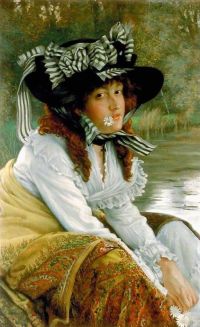 Tissot James On The River 1871 canvas print