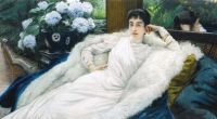 Tissot James Portrait Of Clotilde Briatte Comtesse Pillet Will Ca. 1882 83
