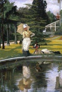 Tissot James Summer In The Garden At Grove End Road Ca. 1880 canvas print