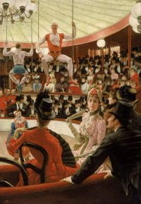 Tissot James The Circus Lover 1885 canvas print