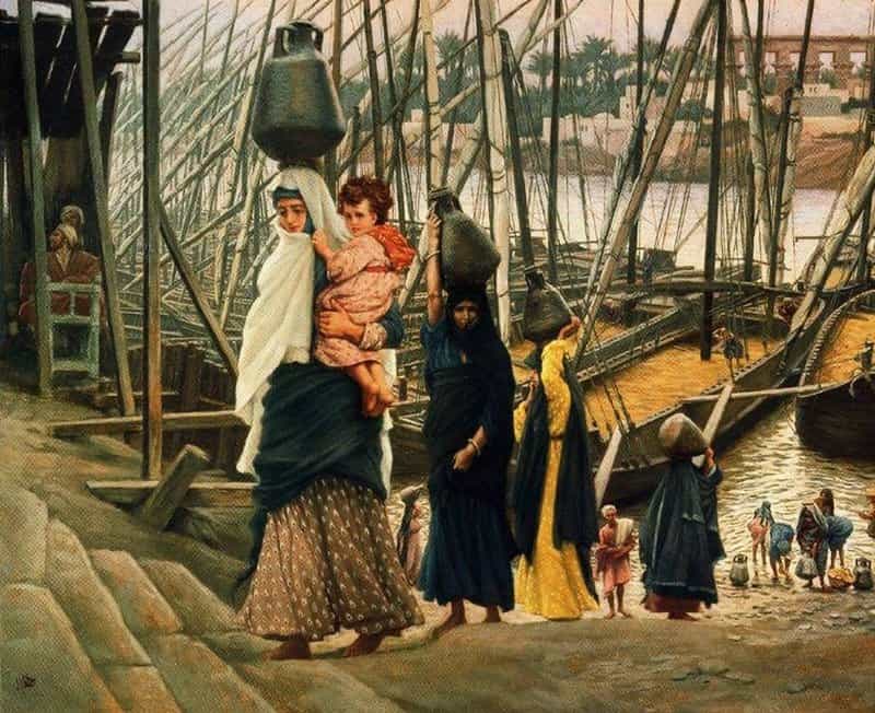 Tissot James The Sojourn In Egypt canvas print