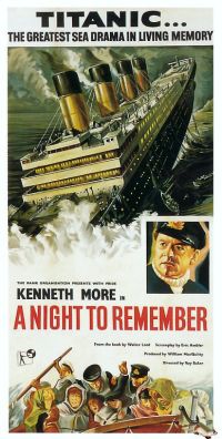 Locandina del film Titanic 1958
