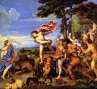 Titian Bacchus And Ariadne canvas print